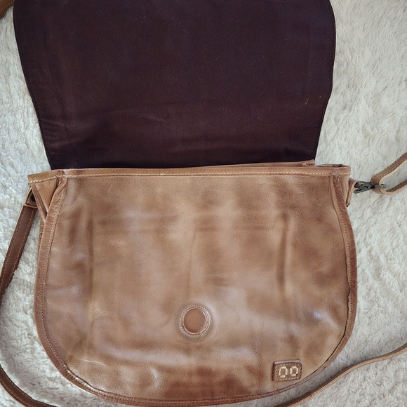 Bed Stu Tan Leather Messenger Bag - Picture 5 of 7